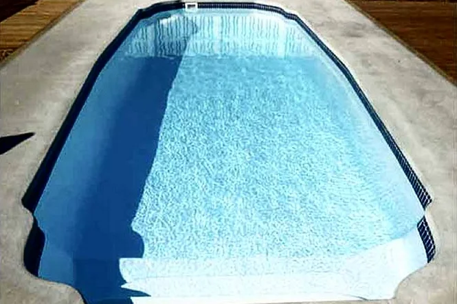 The whole pool from the shallow end to the deep end